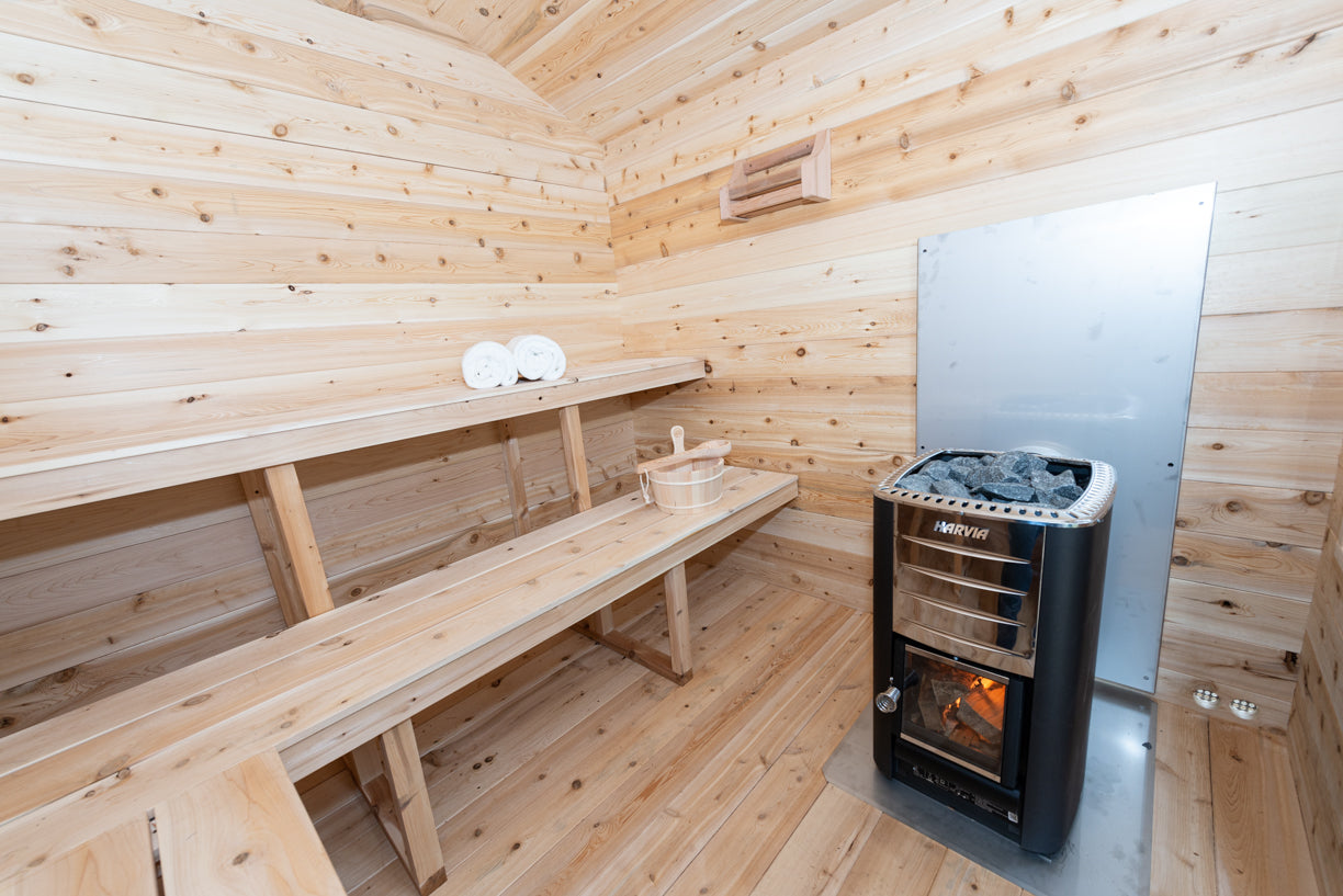 Leisurecraft Georgian Cabin Sauna Wood Burning