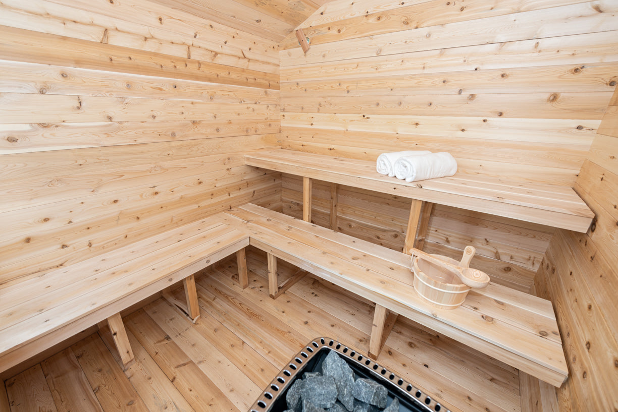 Leisurecraft Georgian Cabin Sauna Wood Burning