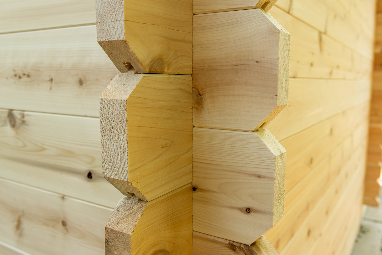 Leisurecraft Georgian Cabin Sauna with Changeroom Wood Burning