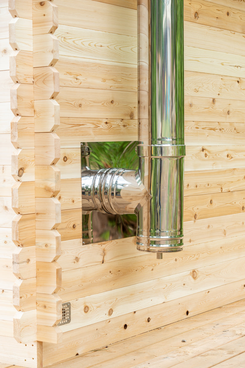 Leisurecraft Georgian Cabin Sauna Wood Burning