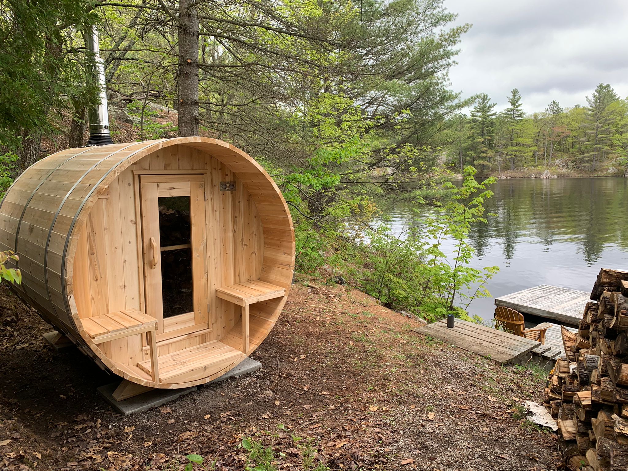 Leisurecraft  Serenity Barrel Sauna