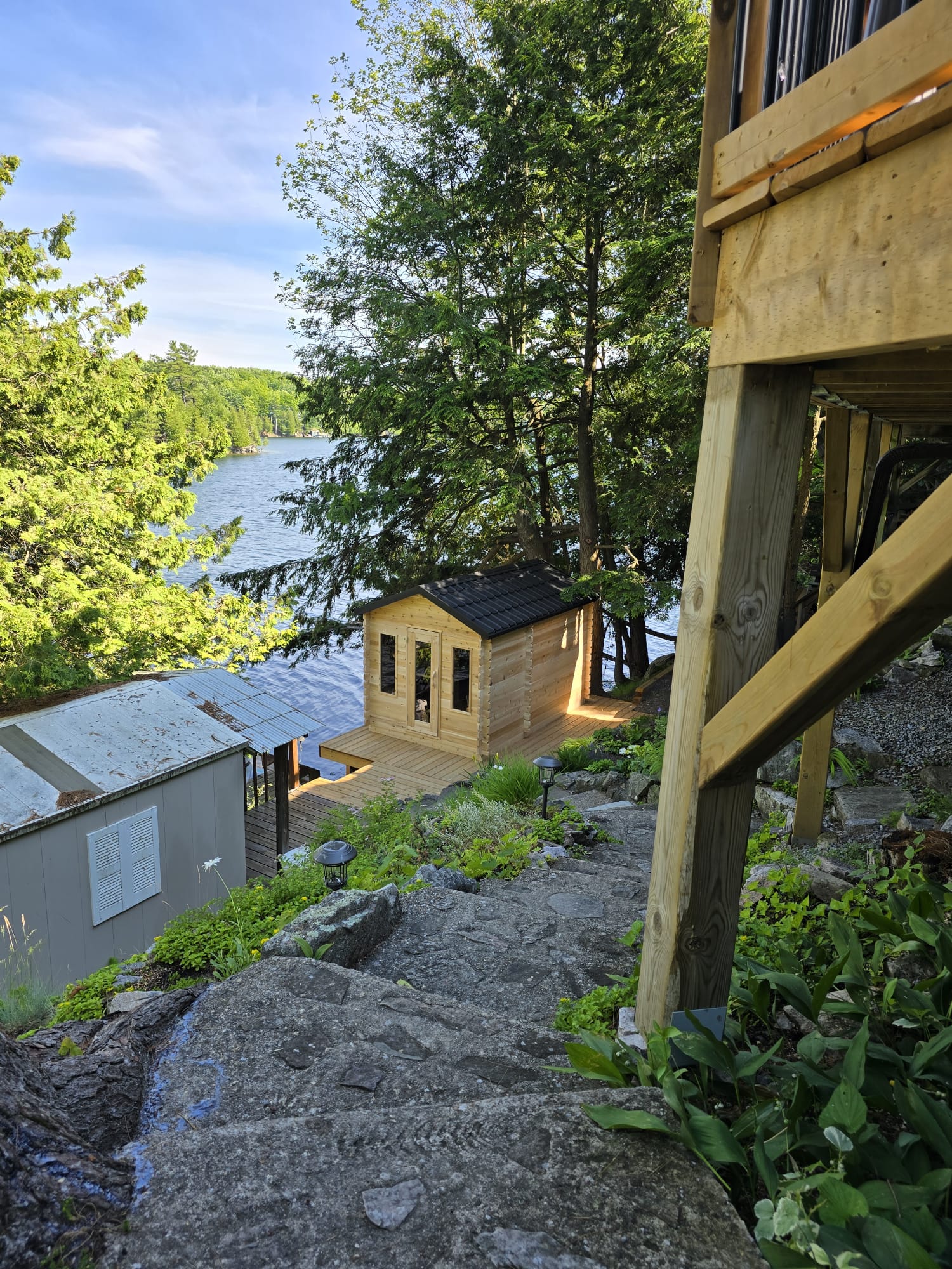 Leisurecraft Georgian Cabin Sauna with Changeroom Electric